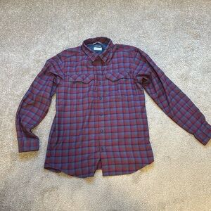 Men’s Columbia Omni-wick flannel shirt medium